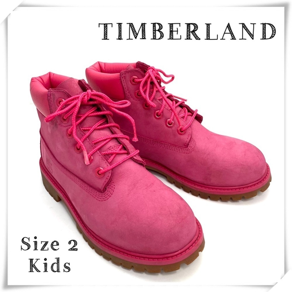 TIMBERLAND 6 inch Premium Waterproof Primalor 200-Gram Lace Up Boot in Pink